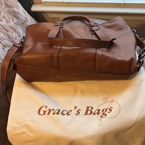 Tan Leather Women's Tote